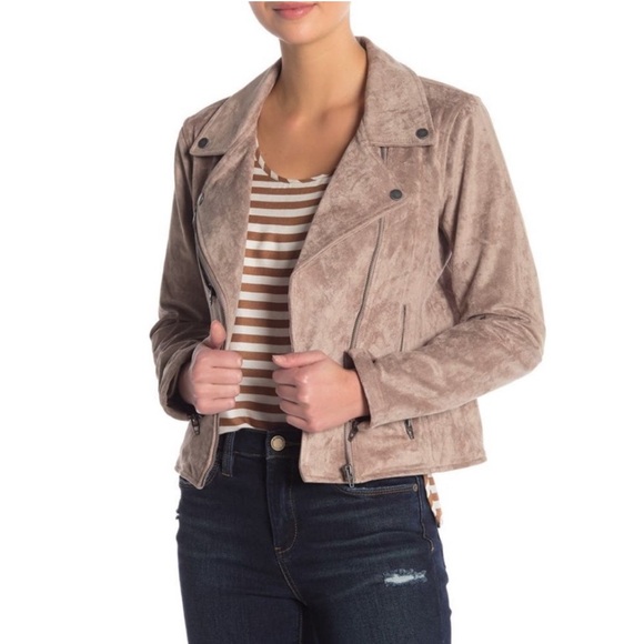 BLANKNYC Faux Suede Moto Jacket - Picture 12 of 12